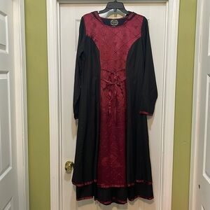 Funhouse - vintage Y2K Hot Topic brand - gothic, medevil  dress - free size